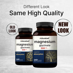 Magnesium Glycinate 500mg, 240 Capsules