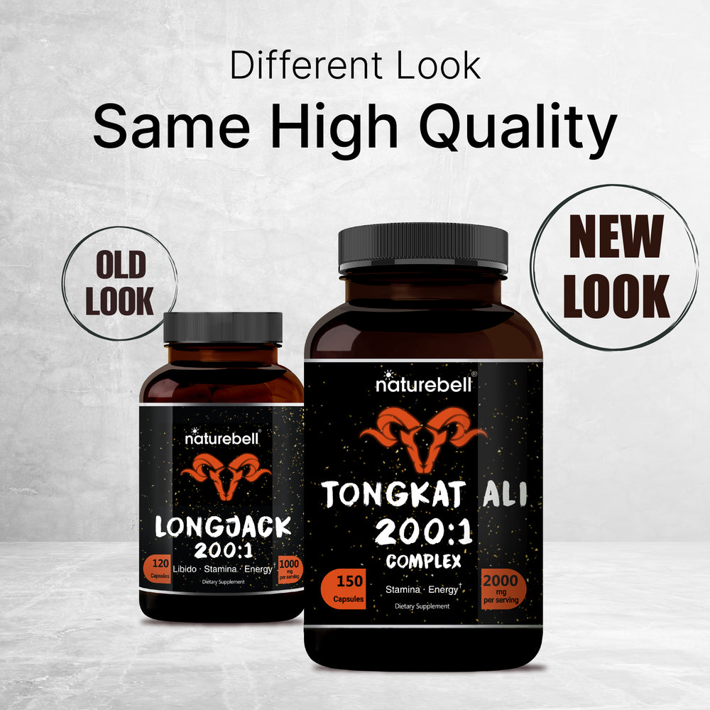Tongkat Ali 200:1 (Longjack) Extract, 150 Capsules