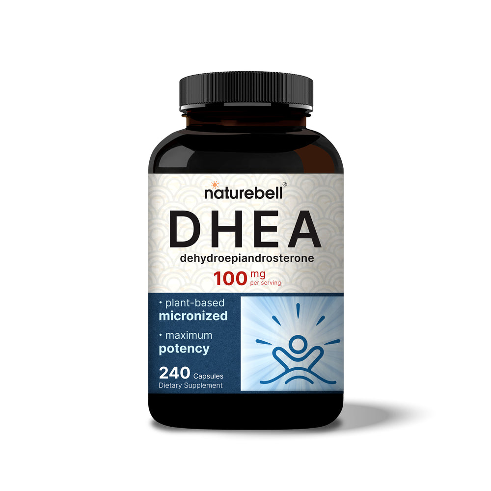 Micronized DHEA 100mg, 240 Capsules