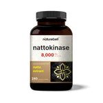 Nattokinase Supplement 8,000 FU Per Serving, 240 Veggie Capsule
