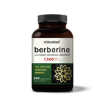 Berberine Supplement 1,500mg, 240 Veggie Capsules