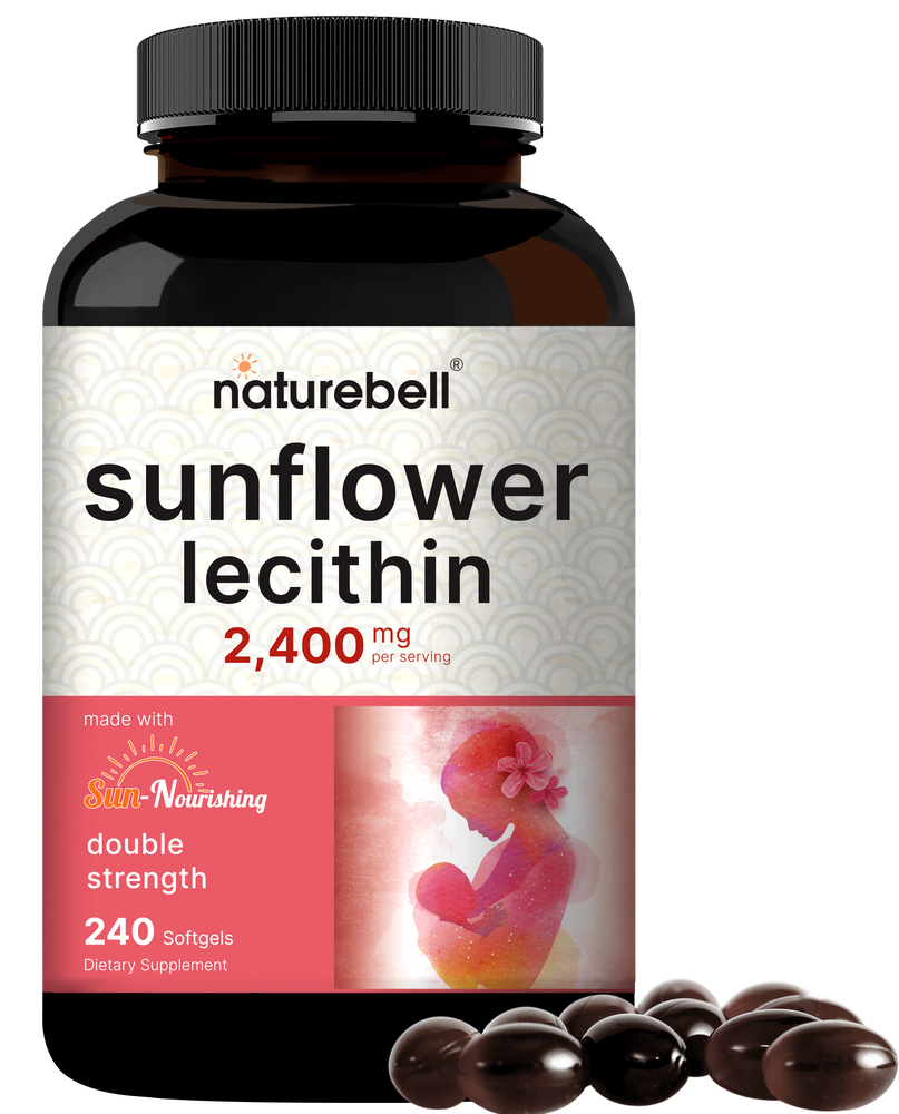 Sunflower Lecithin 2,400mg, 240 Softgels