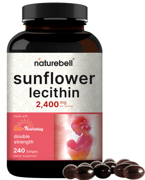 Sunflower Lecithin 2,400mg, 240 Softgels