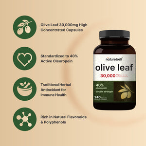 
            
                Load image into Gallery viewer, Olive Leaf Extract 30000mg, 240 Capsules
            
        
