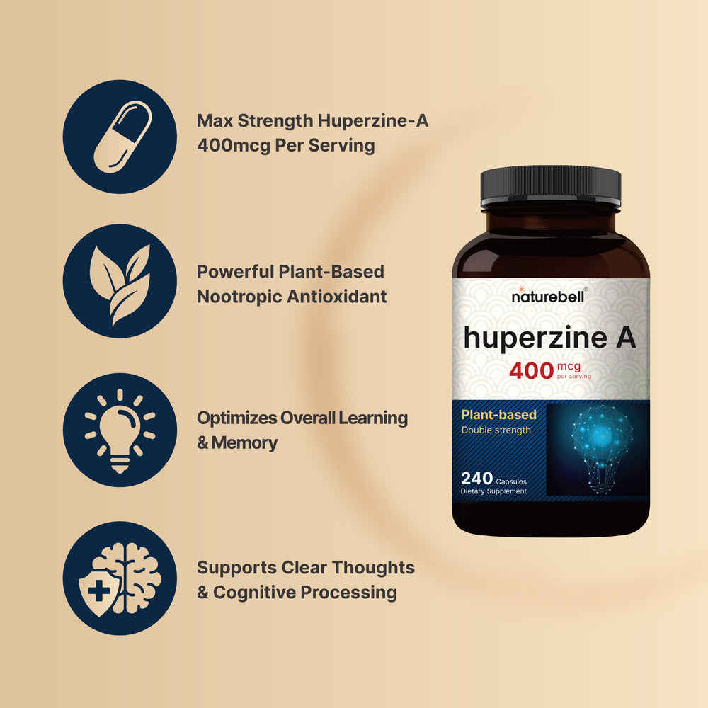 Huperzine A 400mcg Per Serving, 240 Capsules