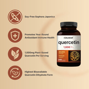 Quercetin 1000mg Per Serving | 240 Capsules