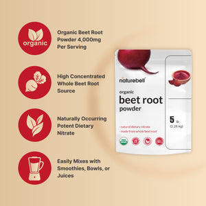 Organic Beet Powder 4,000mg | 5lbs