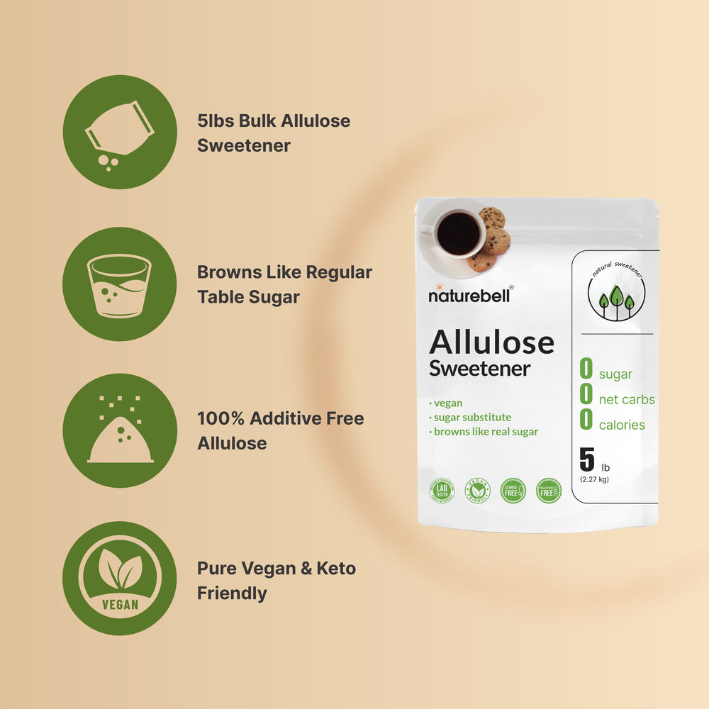 Allulose Sweetener, 0 Calorie, 0 Sugar, 0 Net Carb