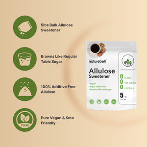 Allulose Sweetener, 0 Calorie, 0 Sugar, 0 Net Carb