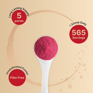 Organic Beet Powder 4,000mg | 5lbs