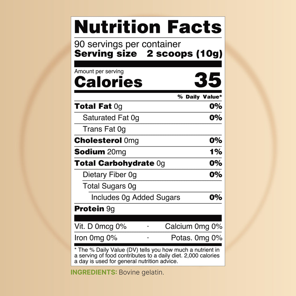 Beef Gelatin Powder - Unflavored – NatureBell