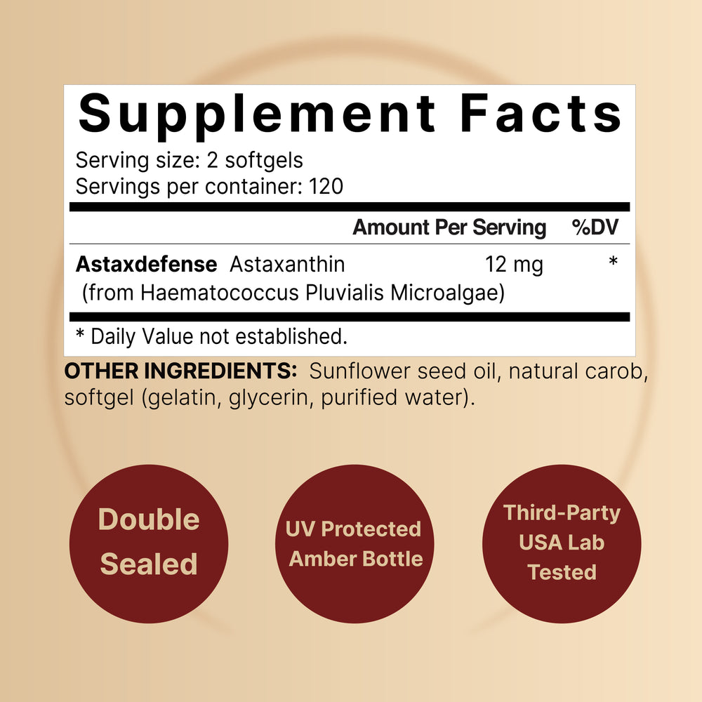 NatureBell Astaxanthin 12mg, 240 Softgels