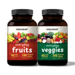 Everyday Fruits and Vegetables Supplements, 480 Total Vegetarian Capsules