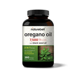 Oregano Oil with Black Seed Oil 7,500mg, 360 Softgel