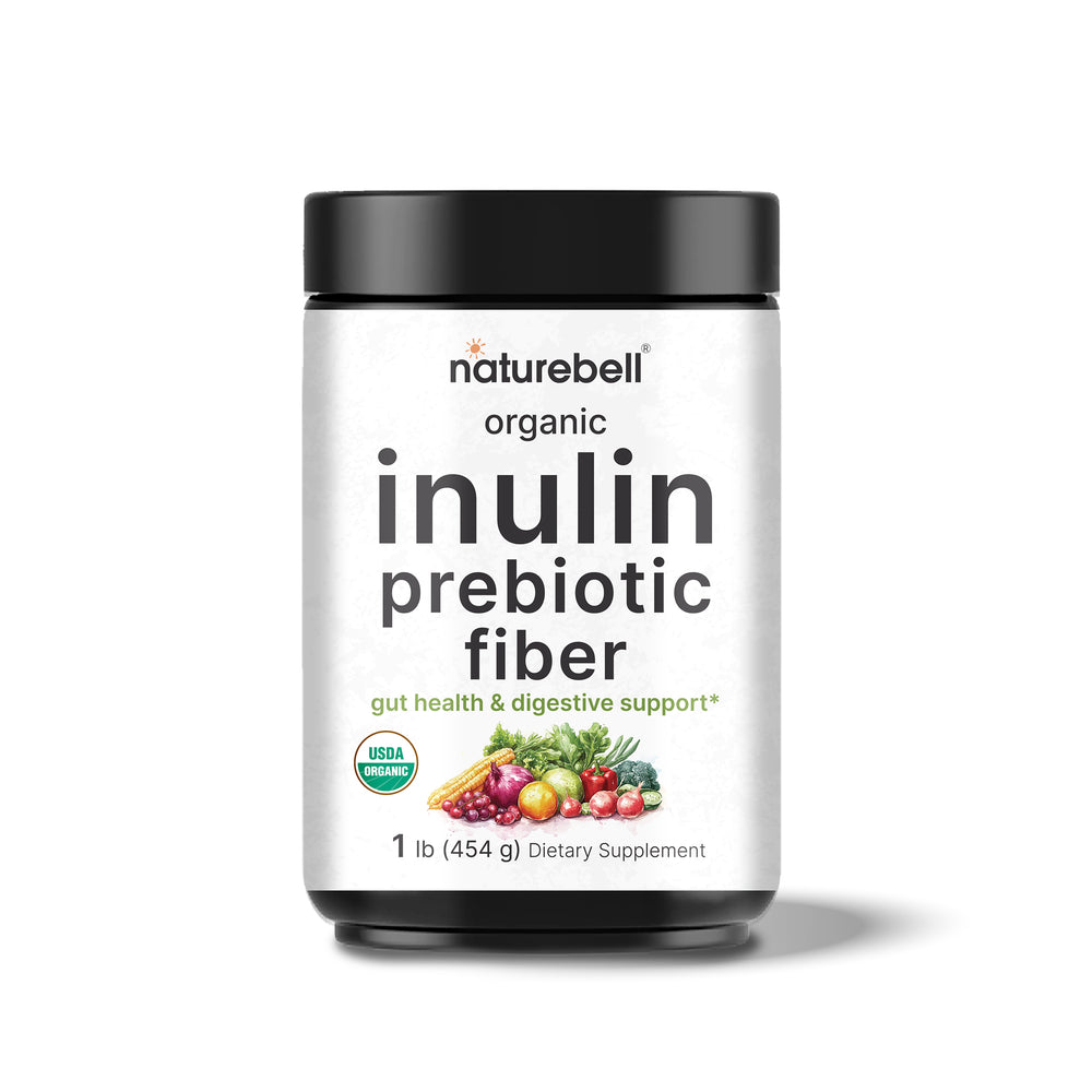 Organic Inulin Prebiotic Fiber Powder, 1lb