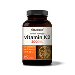 Full Spectrum Vitamin K2 Supplement with MK-7 & MK-4, 200 mcg, 240 Capsules