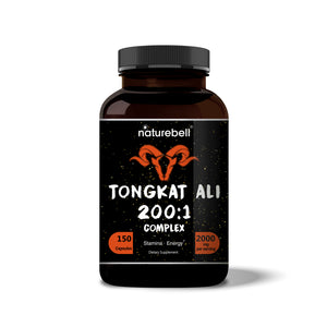 Tongkat Ali 200:1 (Longjack) Extract, 150 Capsules