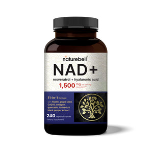 NAD+ 1,500mg Per Serving, 240 Veggie Capsules