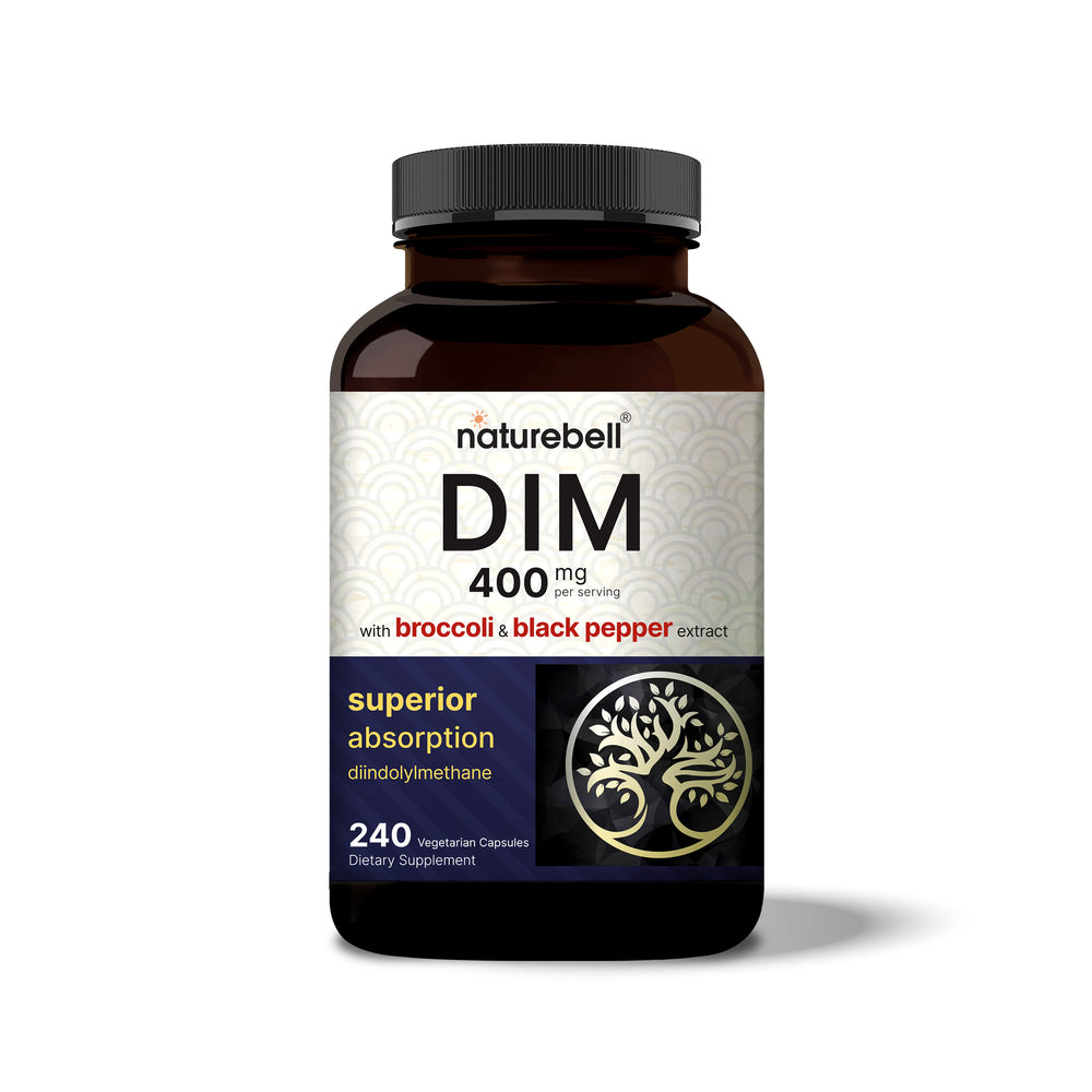 NatureBell DIM 400mg as Diindolylmethane, 240 Veggie Capsules