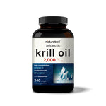 Antarctic Krill Oil 2000mg Supplement, 240 Softgels