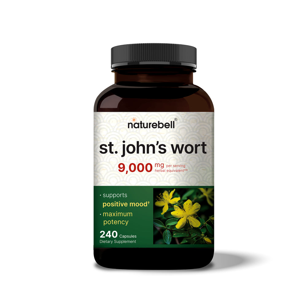 St Johns Wort 9,000mg Per Serving, 240 Capsules