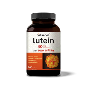 Lutein 40mg and Zeaxanthin 1,600mcg Per Serving, 360 Softgels