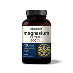 Magnesium Complex Supplement 500mg, 300 Capsules