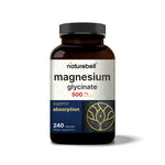 Magnesium Glycinate 500mg, 240 Capsules