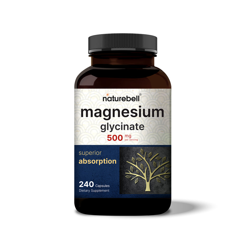 Magnesium Glycinate 500mg, 240 Capsules
