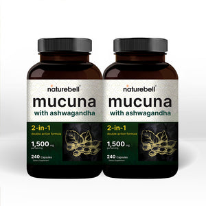 
            
                Load image into Gallery viewer, 2 Pack Mucuna Pruriens Capsules
            
        