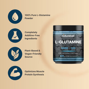 L-Glutamine Powder, 600g